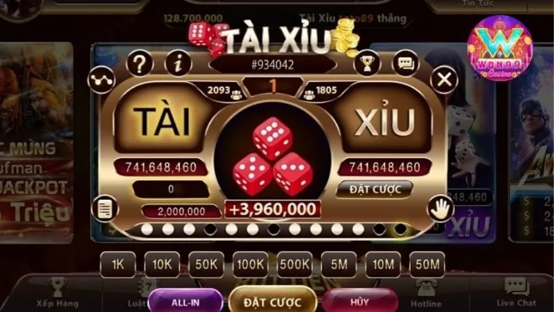 Chiến lược chơi tài xỉu Won99 hiệu quả