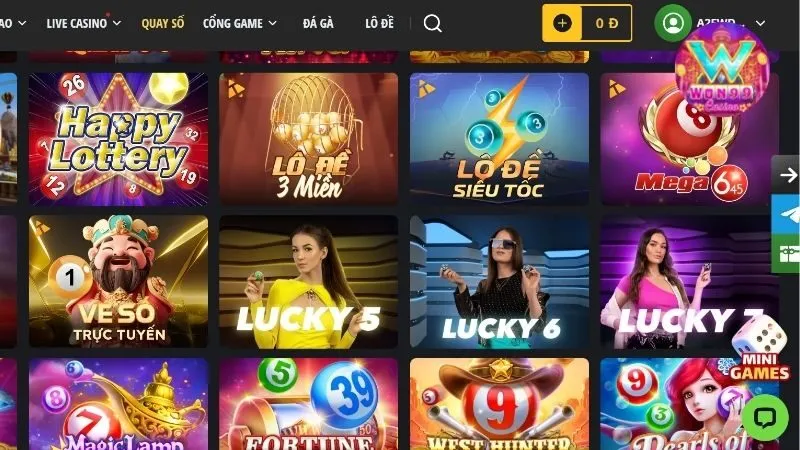 Sơ lược về cổng game Won99